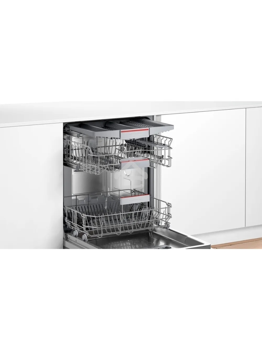 Встраиваемая посудомоечная машина Bosch SMV4HVX31E, серебристый, 59.8 см, 13 компл., 46 дБ, класс E