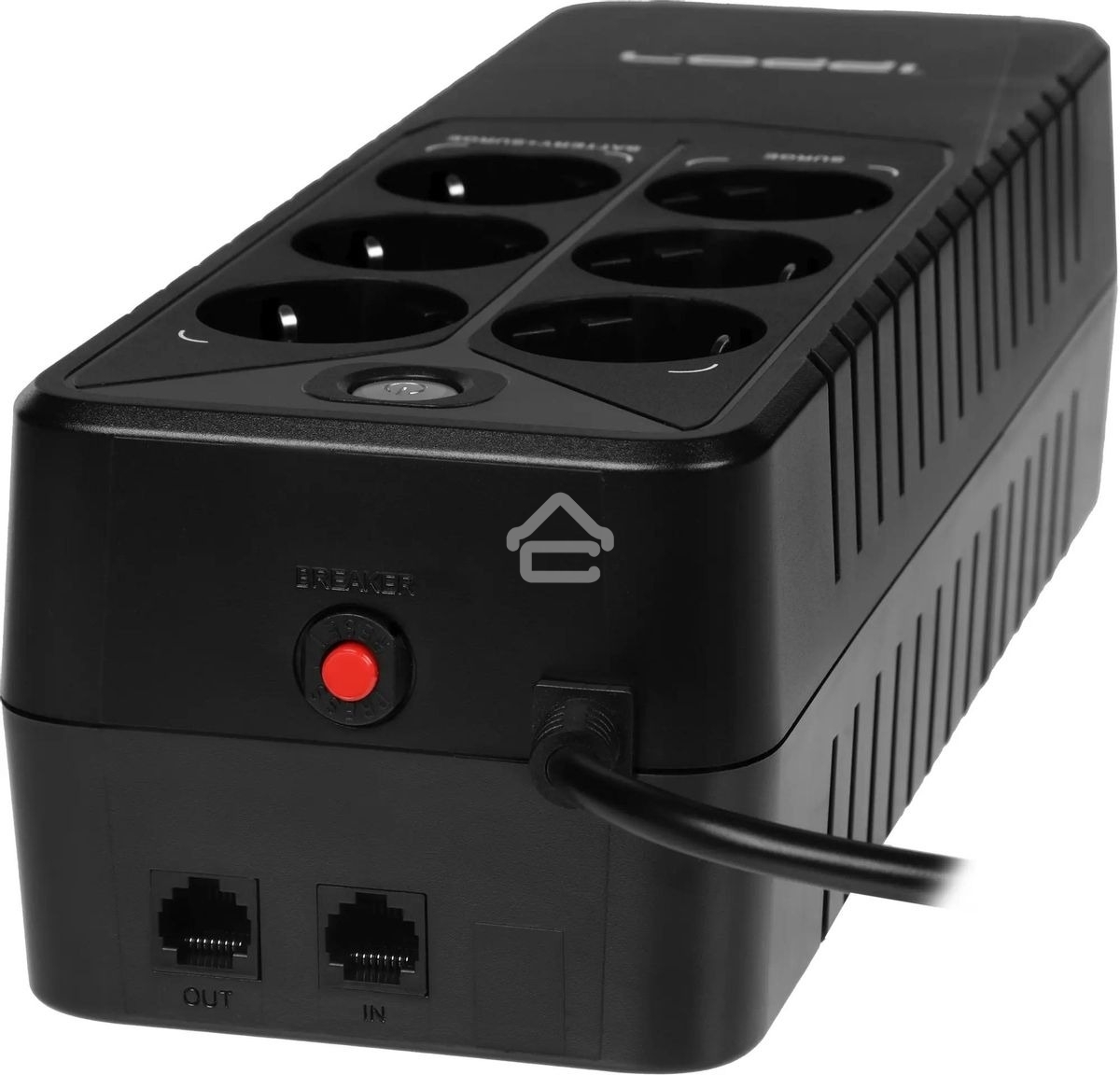 Источник бесперебойного питания Ippon Back Verso 800 черный