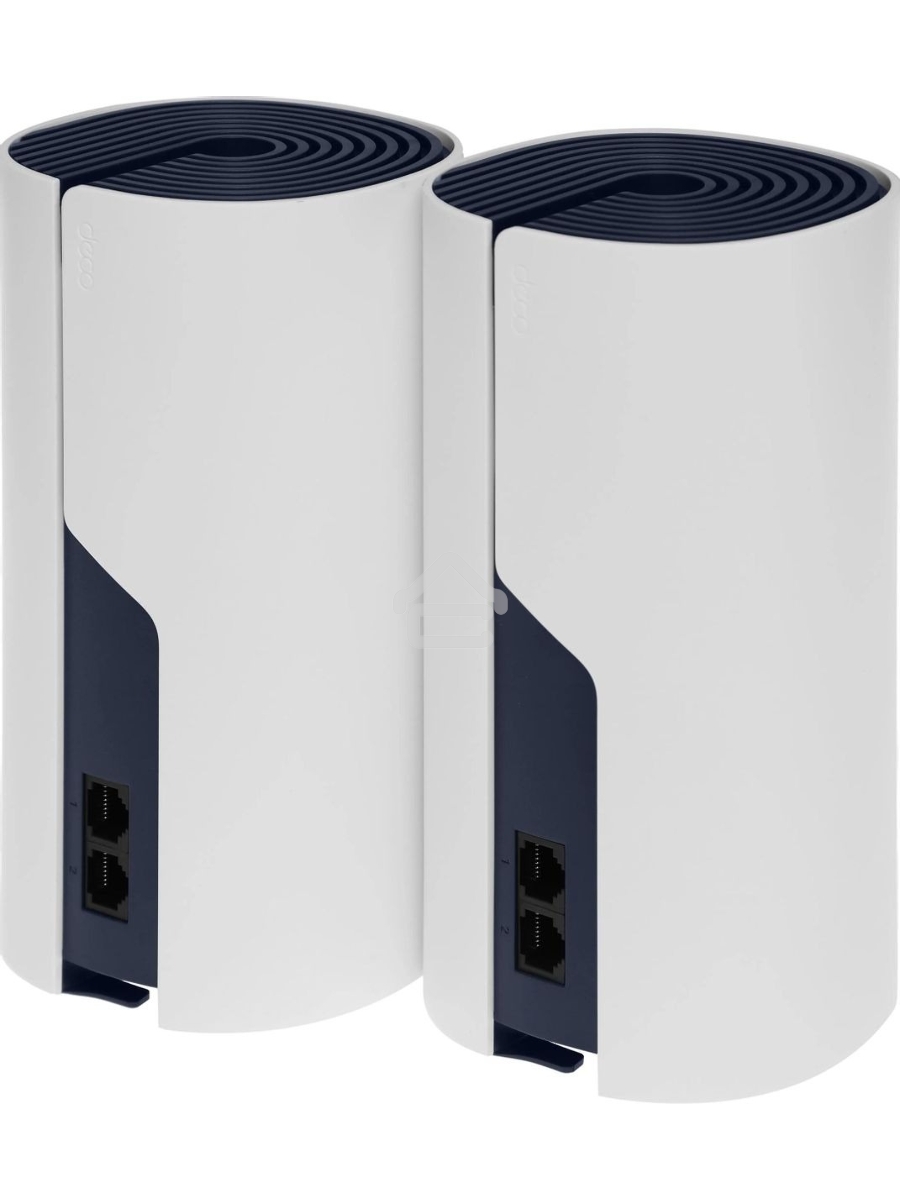 Бесшовный Mesh роутер TP-Link DECO P9 (2-PACK) AC1200 10/100/1000BASE-TX белый (упак.:2шт)