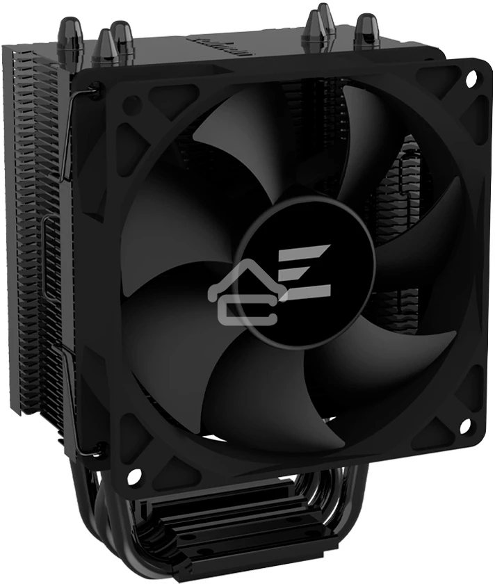 Кулер ZALMAN CNPS4X BLACK V2, 92мм FAN, 3 HEAT PIPES, 4-PIN PWM, 800-2000 RPM, 29DBA, HYDRO BEARING, LGA1851/1700, AM5/AM4, screw type installation