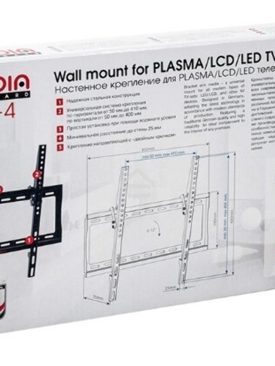 Кронштейн для телевизора Arm Media STEEL-4 черный 22