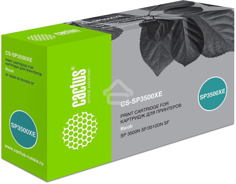 Картридж лазерный Cactus CS-SP3500XE черный (6400 стр.) для Ricoh SP3500NSF/3510DN SF
