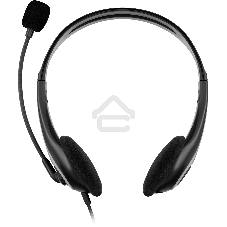 Наушники с микрофоном Оклик HS-M300 черный/серый 1.8м накладные оголовье (1876323)