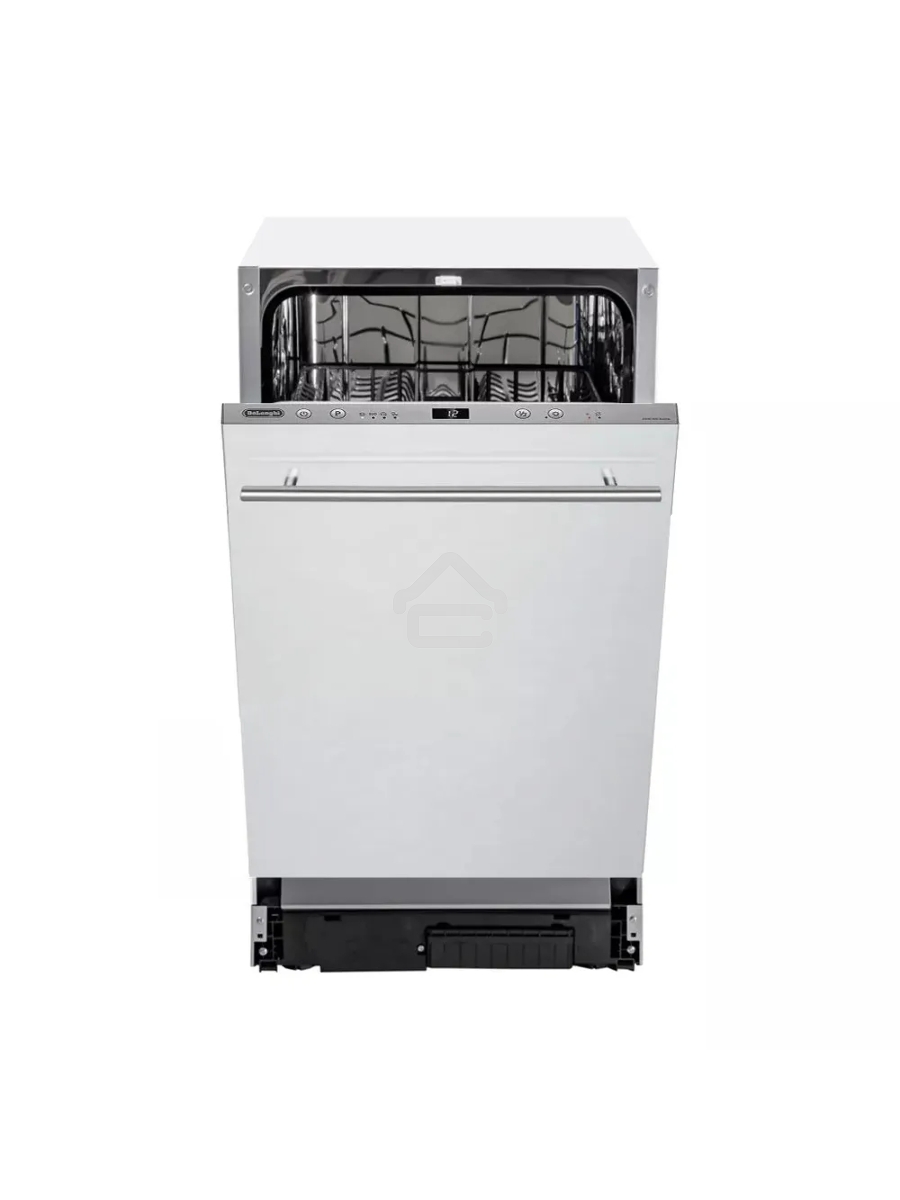 Встраиваемая посудомоечная машина DeLonghi DDW 06S Basilia, серебристый, 44.8 см, 9 компл., 49 дБ, класс A++