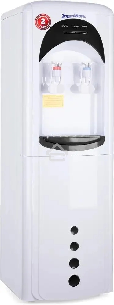 Кулер Aqua Work 17-LDR напольный электронный белый/черный