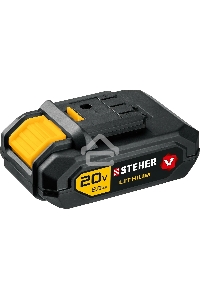 Дрель-шуруповерт STEHER CDB-200-1, Аккумуляторная, 20В, Кейс
