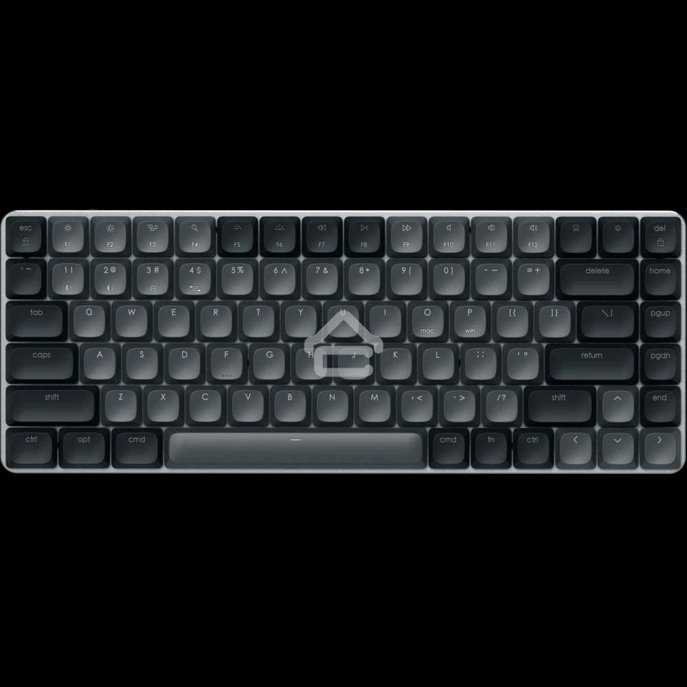 Клавиатура беспроводная механическая Satechi SM1 Slim Mechanical Backlit Bluetooth Keyboard, серый/черный ST-KSM1DK-RU
