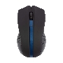 Мышь беспроводная HIPER HOMW-074 черный/синий, 1000 dpi, радиоканал, USB, кнопки - 3
