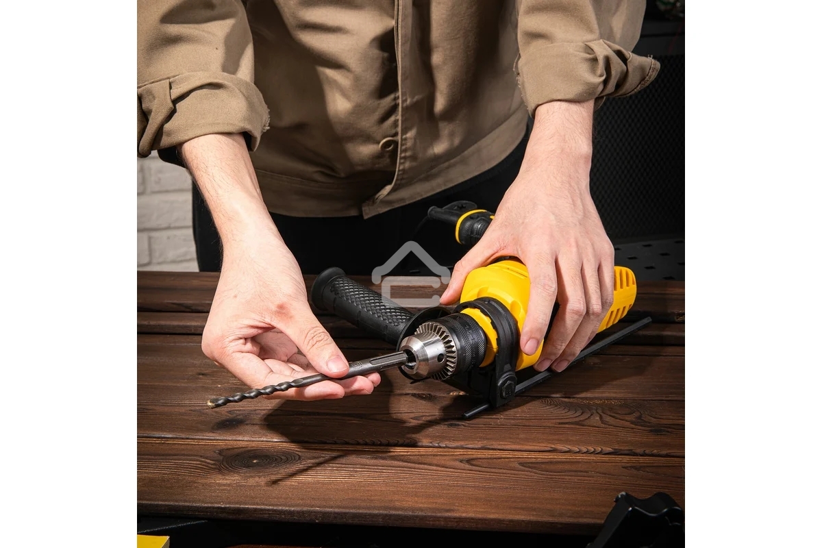 Дрель Deli DL-CZ13-E1, 650Вт, сетевая, ударная