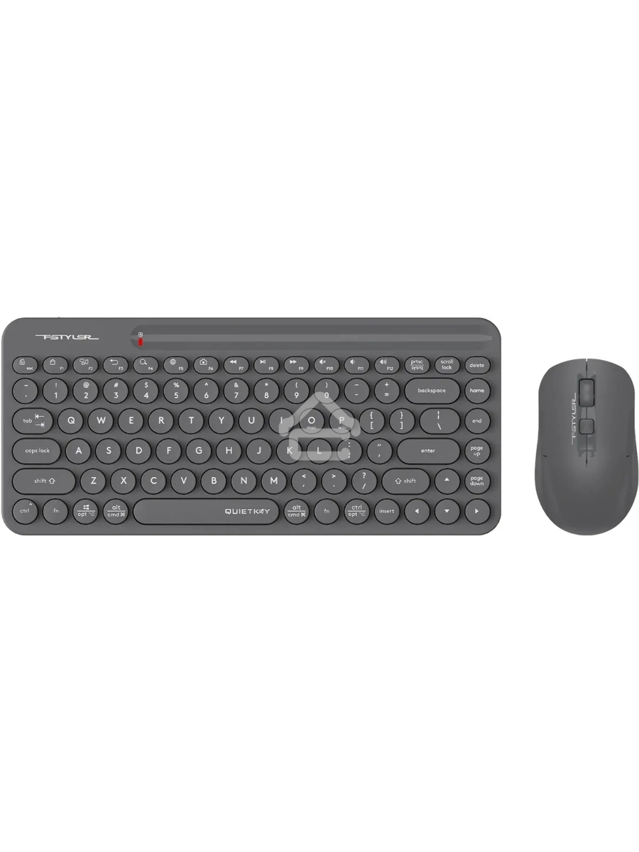 Клавиатура + мышь A4Tech Fstyler FG3200 Air2 клав:серый мышь:серый USB беспроводная slim Multimedia