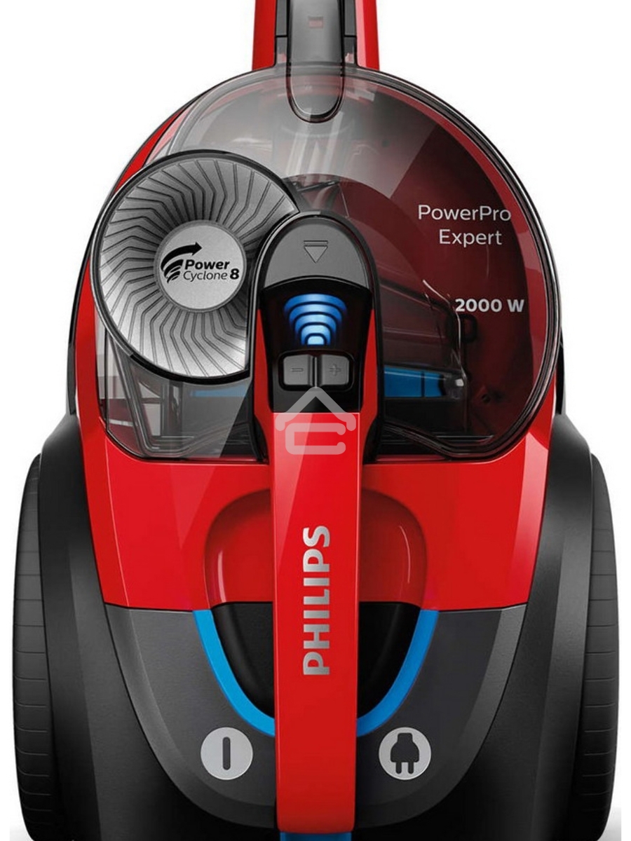 Пылесос Philips FC9728/01 красный/чёрный, 420/2000 Вт, уборка сухая, пылесборник контейнер, 2 л