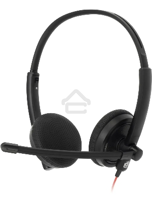 Наушники с микрофоном Oklick/Оклик HS-L900 черный 1.8м накладные оголовье