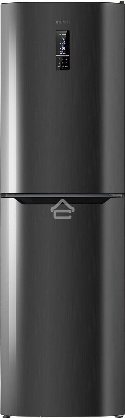 Холодильник Atlant ХМ-4623-159-ND черный металлик двухкамерный 187/125л морозилка снизу