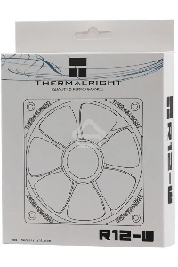 Вентилятор для корпуса Thermalright TL-R12-W белый, 120 мм, 1500 об/мин, 23 дБ, 4 pin