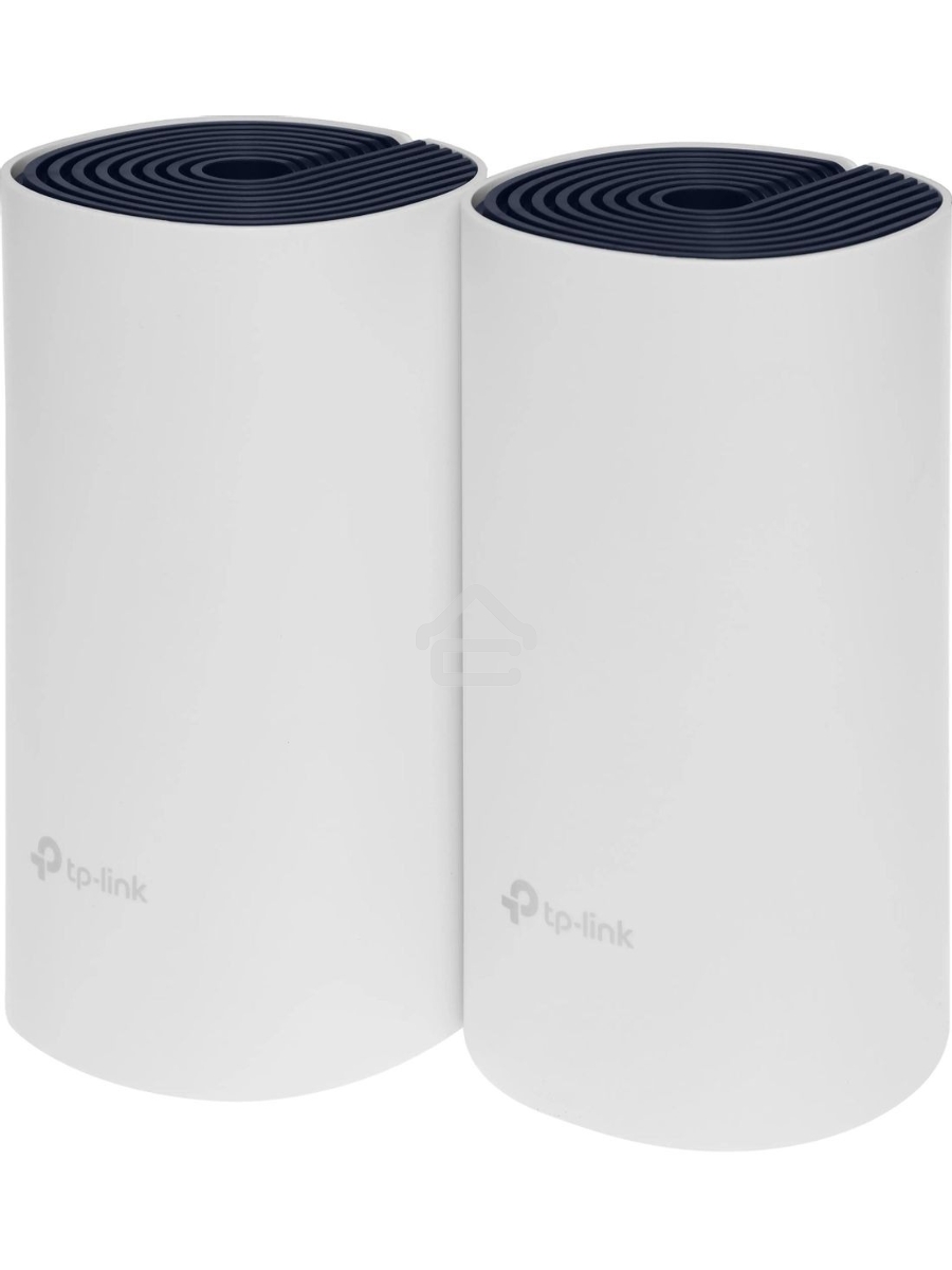 Бесшовный Mesh роутер TP-Link DECO P9 (2-PACK) AC1200 10/100/1000BASE-TX белый (упак.:2шт)
