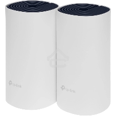Бесшовный Mesh роутер TP-Link DECO P9 (2-PACK) AC1200 10/100/1000BASE-TX белый (упак.:2шт)