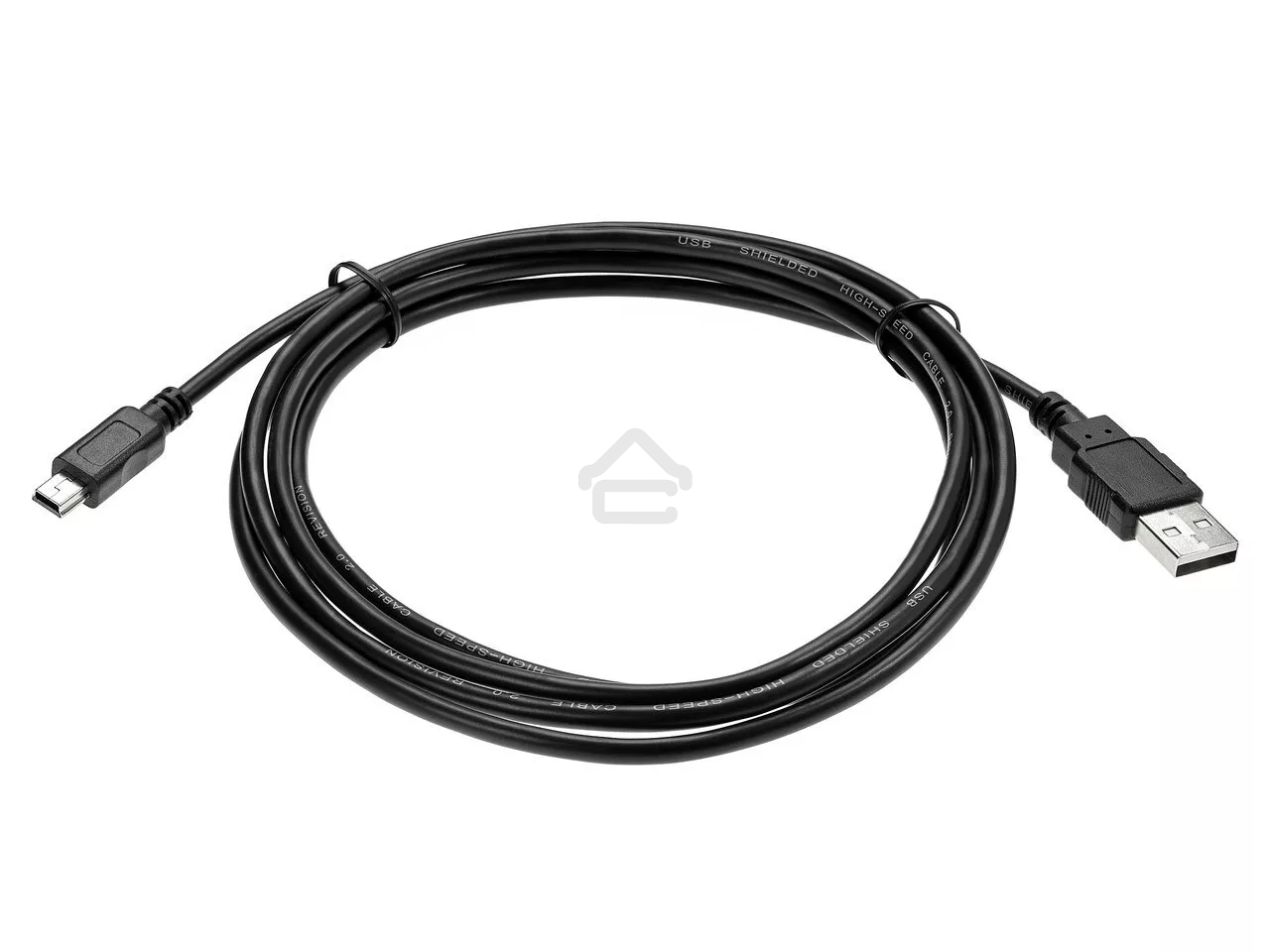 Кабель USB 2.0 A-->mini-B 5P (1.8 м) черный, Telecom TC6911BK-1.8M