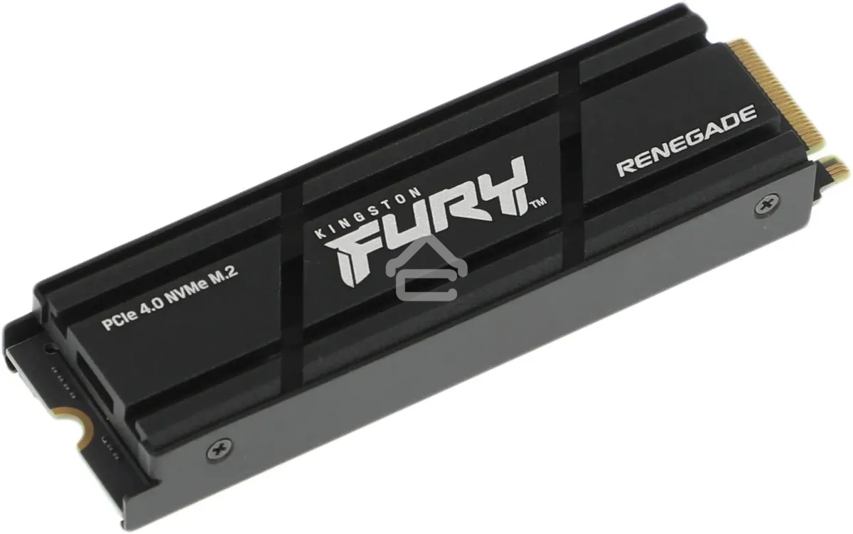 Накопитель SSD Kingston Fury Renegade, 4Tb, PCIe 4.0 x4, M.2 2280, NVMe, R/W 7300/7000, с радиатором