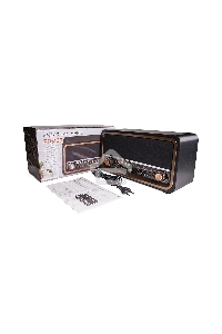 Радиоприемник портативный Сигнал БЗРП РП-336 черный/коричневый USB microSD