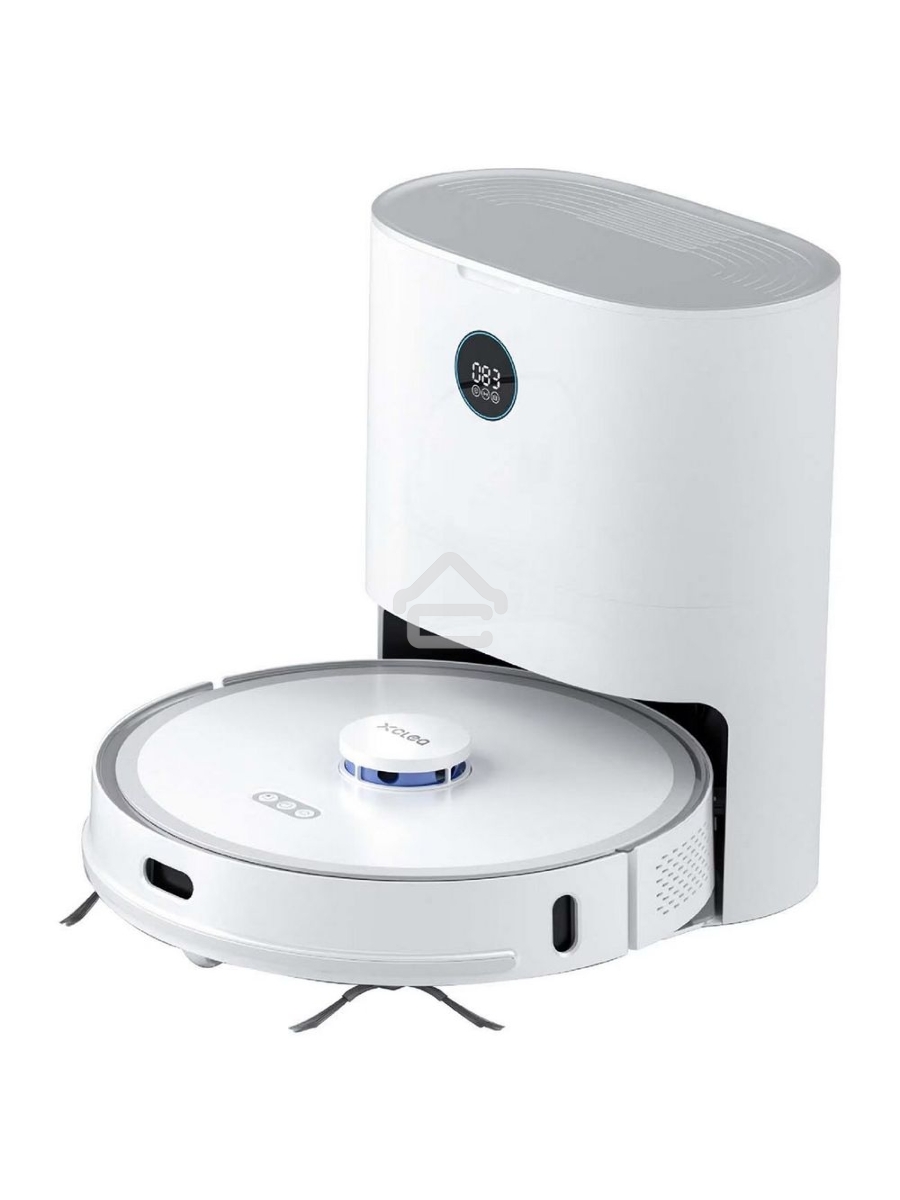 Робот-пылесос Roidmi Smart Robot Vacuum and Mop Cleaner H30Plus белый, 52 Вт, 5200 мАч, уборка сухая/влажная, пылесборник контейнер 0.25 л
