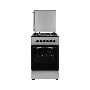 Плита комбинированная Kraft KF-FSK5302ES серый, конфорок 4 газовых, духовка 58 л, 50 см x 85.5 см x 55 см