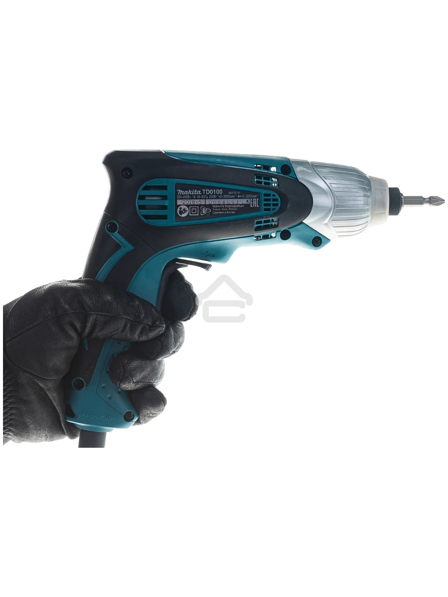Шуруповерт Makita TD0100, Сетевой, 230Вт, Ударный
