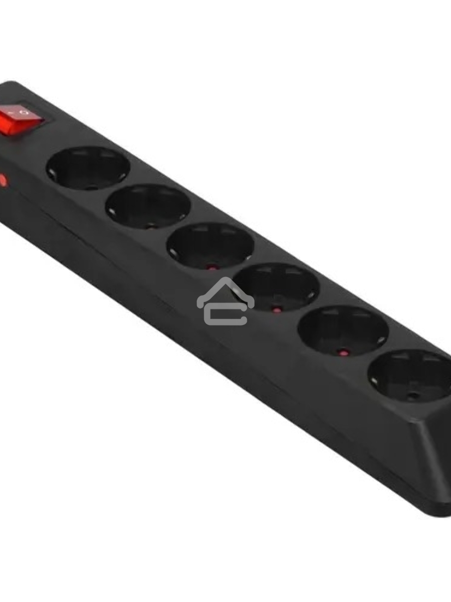 Фильтр SVEN Optima 5,0 м (6 розеток с защитными шторками) черный, цветная коробка