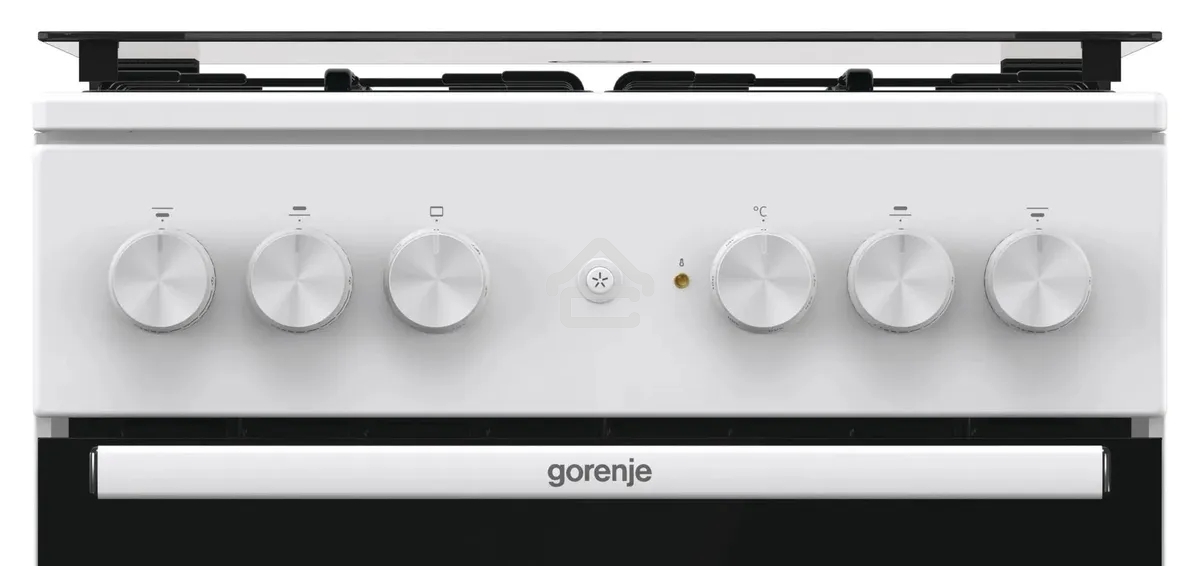 Плита комбинированная Gorenje GK5A21WH белый, конфорок 4 газовых, духовка 68 л, 50 см x 85 см x 59.4 см