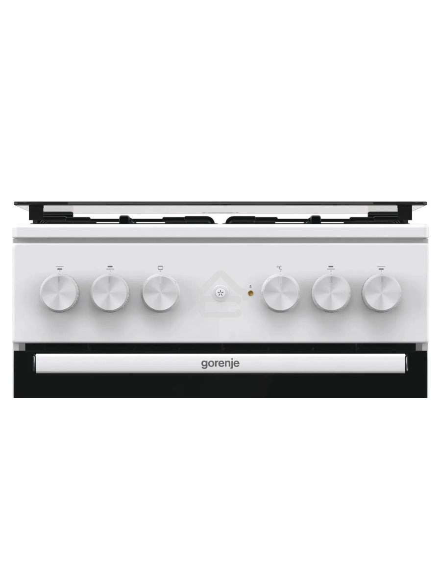 Плита комбинированная Gorenje GK5A21WH белый, конфорок 4 газовых, духовка 68 л, 50 см x 85 см x 59.4 см