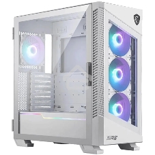 Компьютерный корпус MSI MPG VELOX 100R белый, Global, 2xUSB 3.0, 1xType C, 4x120мм ARGb Fan, ARGb