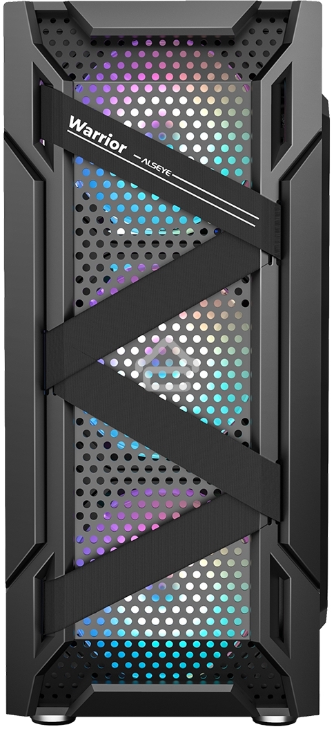 Компьютерный корпус ALSEYE Warrior-B Mini-ITX/Micro ATX/ATX, USB 2.0*2+HD Audio+USB 3.0*1, 