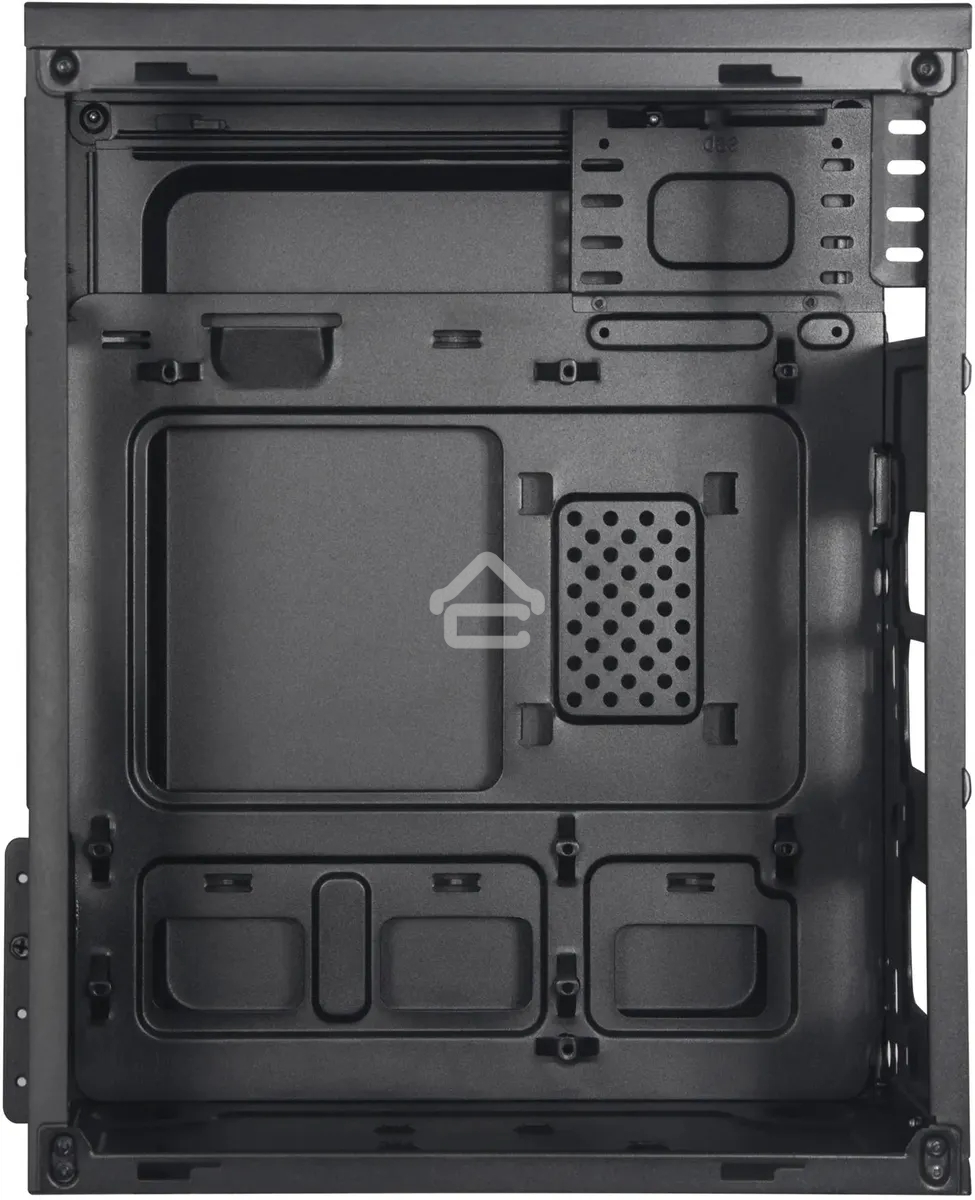 Компьютерный корпус Digma DCC-MN303 черный без БП mATX 1x80мм 2x120мм 1xUSB 2.0 1xUSB 3.0 audio