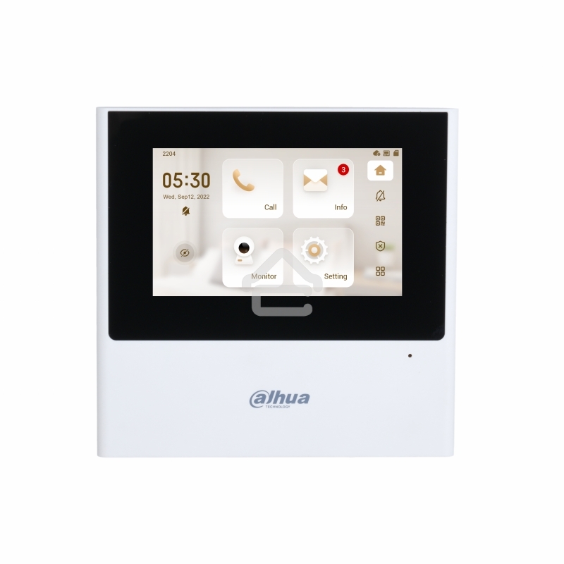 Видеодомофон DAHUA DHI-VTH2611L-WP, Dahua Wi-Fi Indoor Monitor