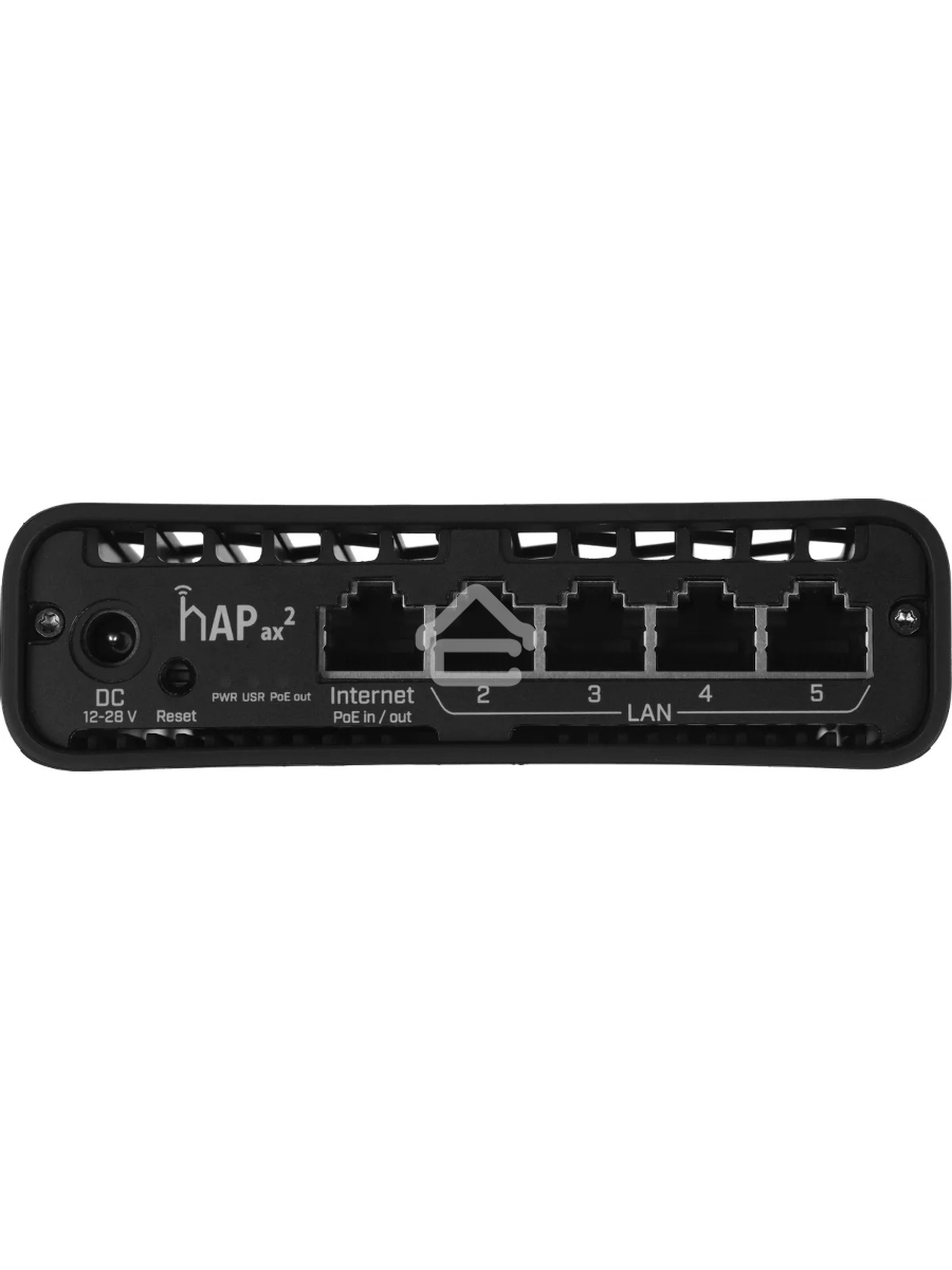 Маршрутизатор mikroTik hAP ax2 C52iG-5HaxD2HaxD-TC WIFI6, 2.4+5Ghz, 5RJ45 1Gbit, 1 POE