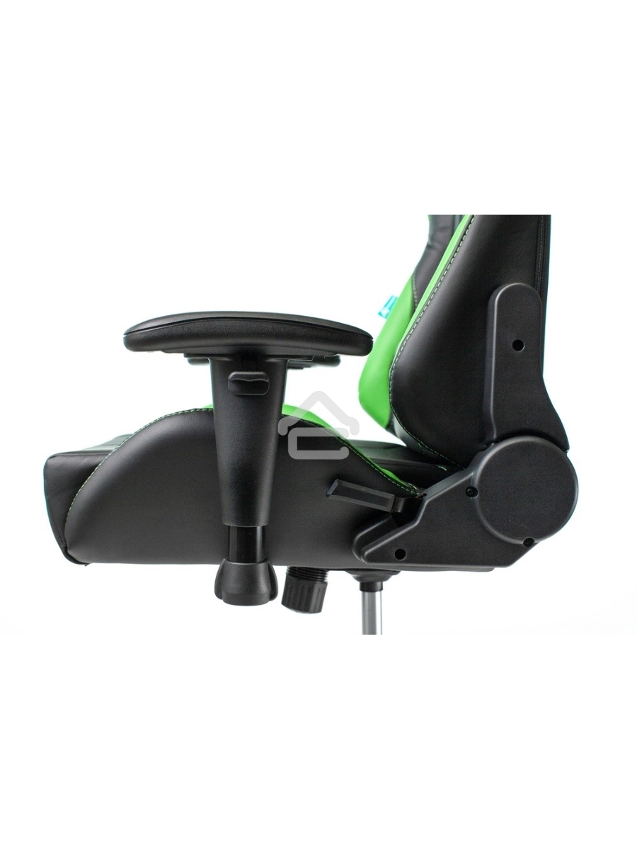 Кресло игровое Бюрократ VIKING 5 AERO LGREEN черный/салатовый искусственная кожа