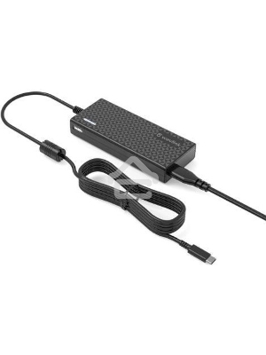 Адаптер AC Adapter WAVLINK USB Type-C 77W Power Adapter + 1xUSB A charge port (USB-C PD 65W and USB A port 12W charge)