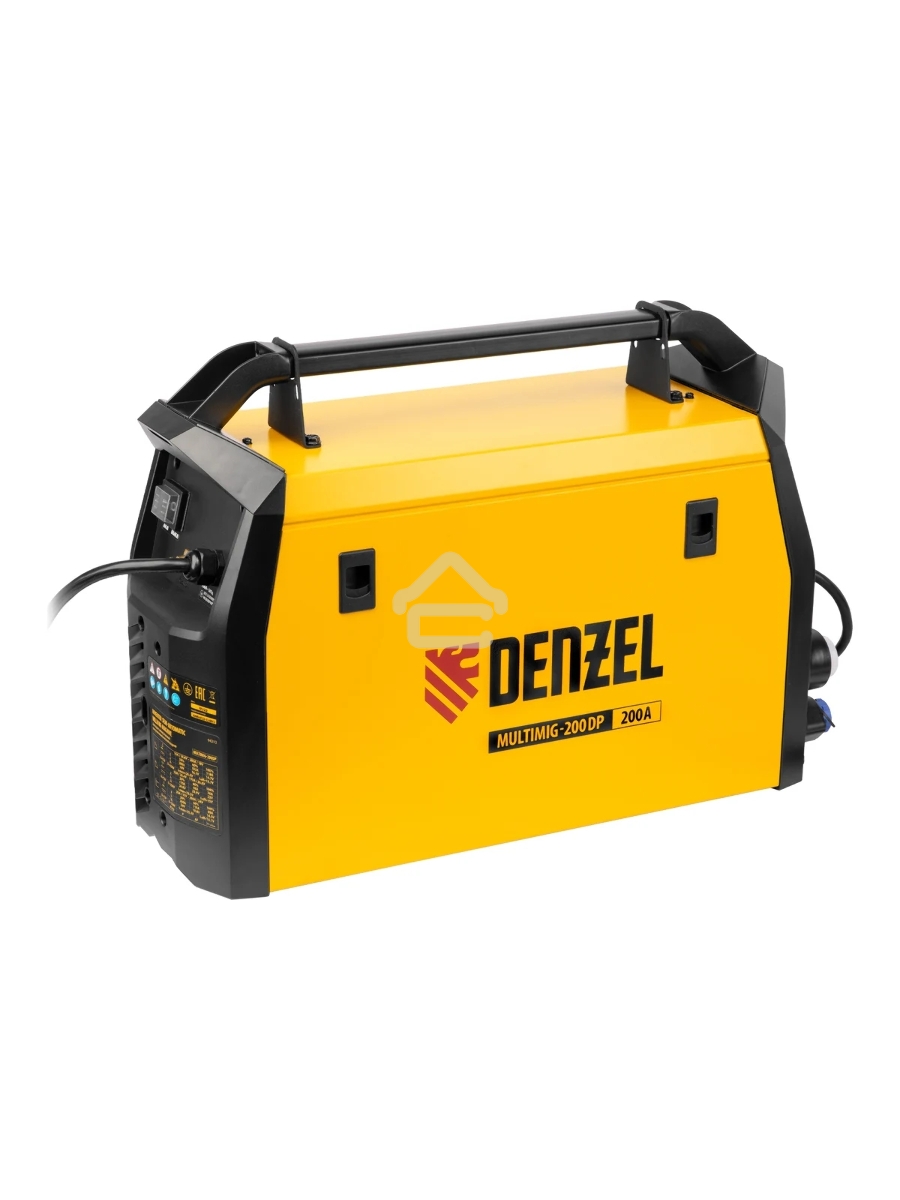 Аппарат инвертор. полуавтомат. сварки MultiMIG-200DP Synergy Double Pulse, 200 А, ПВ 80% Denzel
