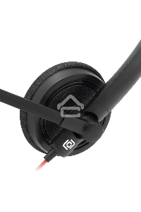 Наушники с микрофоном Oklick/Оклик HS-L900 черный 1.8м накладные оголовье