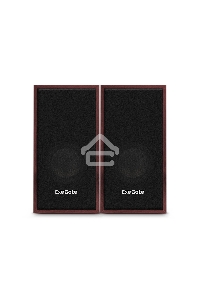 Акустическая система 2.0 ExeGate EX287059RUS Tango 314 (питание USB, 2х3Вт (12 Вт RMS), 80-20000Гц, темное дерево)