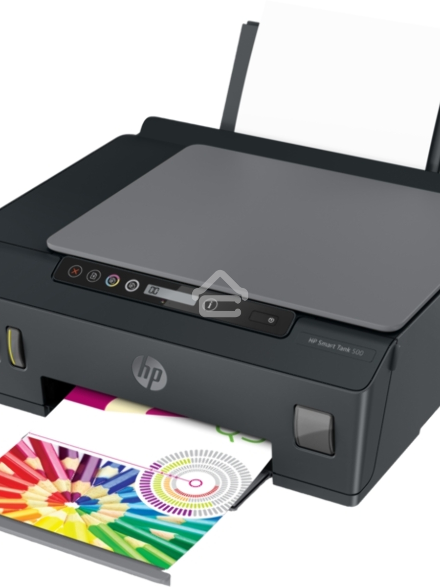 МФУ струйный HP Smart Tank 500 (4SR29A), A4, цветной, печ. до 22 стр/мин. (ч/б) до 16 стр/мин. (цвет), скан. до 8 стр/мин. (ч/б) 4 стр/мин. (цвет), 1200x1200dpi, USB