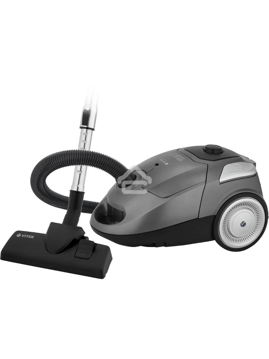 Пылесос Vitek VT-1828 серый, 300/1600 Вт, уборка сухая, пылесборник мешок 3 л