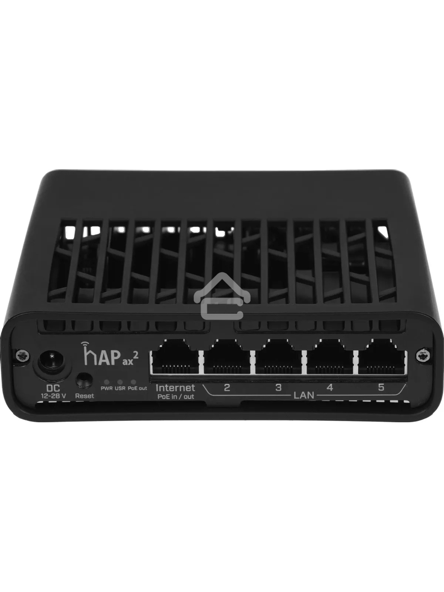 Маршрутизатор mikroTik hAP ax2 C52iG-5HaxD2HaxD-TC WIFI6, 2.4+5Ghz, 5RJ45 1Gbit, 1 POE