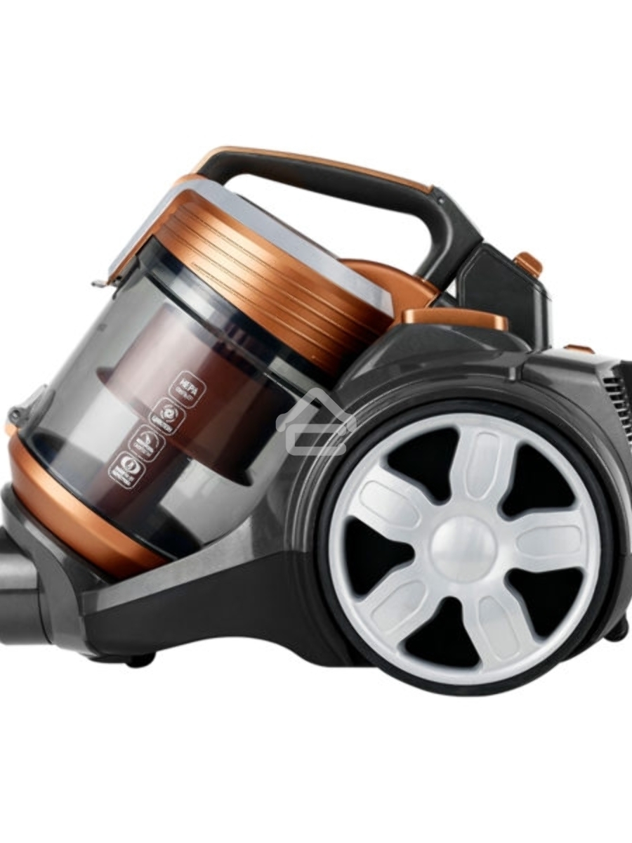 Пылесос Centek CT-2543 серый/бронзовый, 450/2400 Вт, уборка сухая, пылесборник контейнер, 3 л