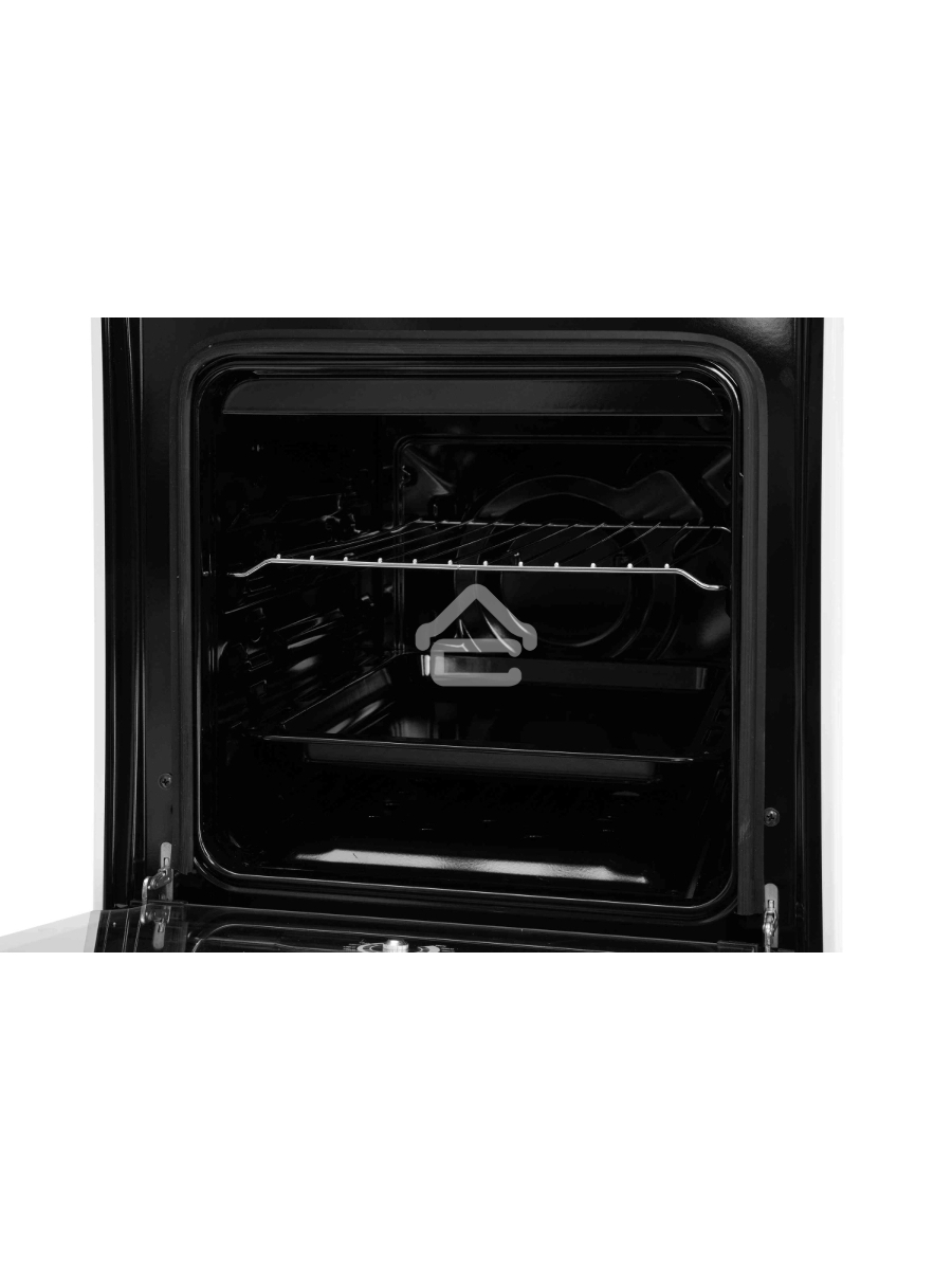 Плита газовая Kraft KF-FSK5301GW белый, конфорок 4 газовых, духовка 58 л, 50 см x 85.5 см x 55.6 см