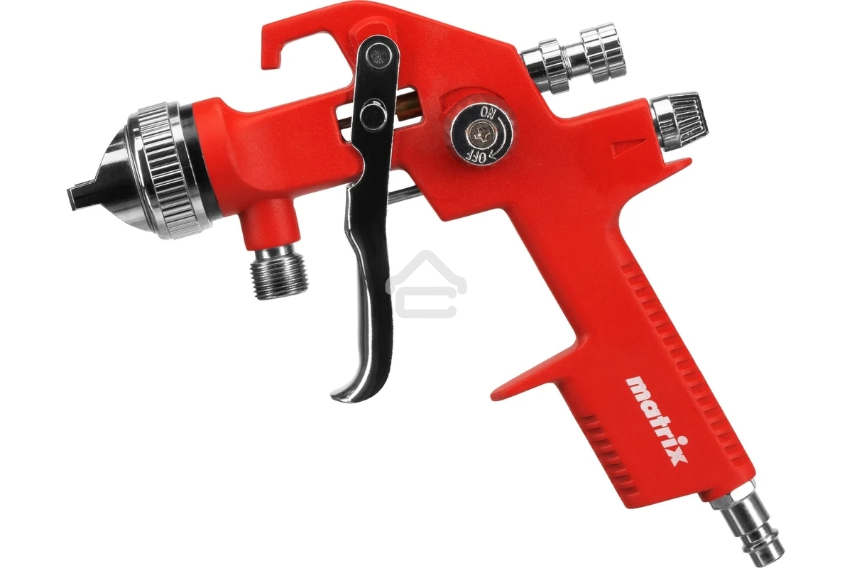 Краскораспылитель Matrix HVLP пневмат. с нижним бачком V= 1 л, сопло диаметром 1.4 мм