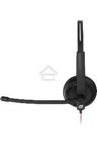 Наушники с микрофоном Oklick/Оклик HS-L900 черный 1.8м накладные оголовье