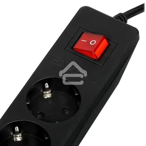 Сетевой фильтр Sven Optima 1,8 м (6 розеток с защитными шторками) черный, цветная коробка