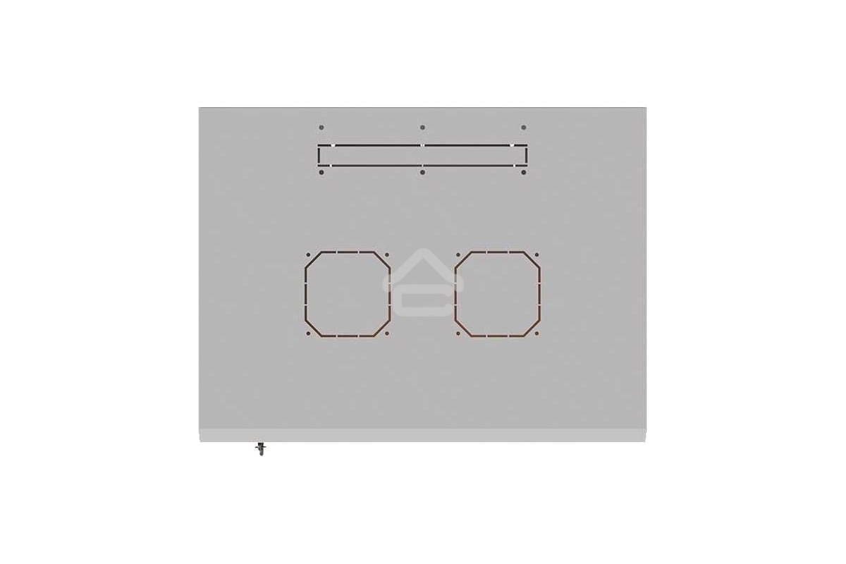 Шкаф коммутационный Suprlan (05-1206) настенный 12U 600x600мм пер.дв.стекл направл.под закл.гайки 70кг RAL 7035 535мм 26.22кг 620мм