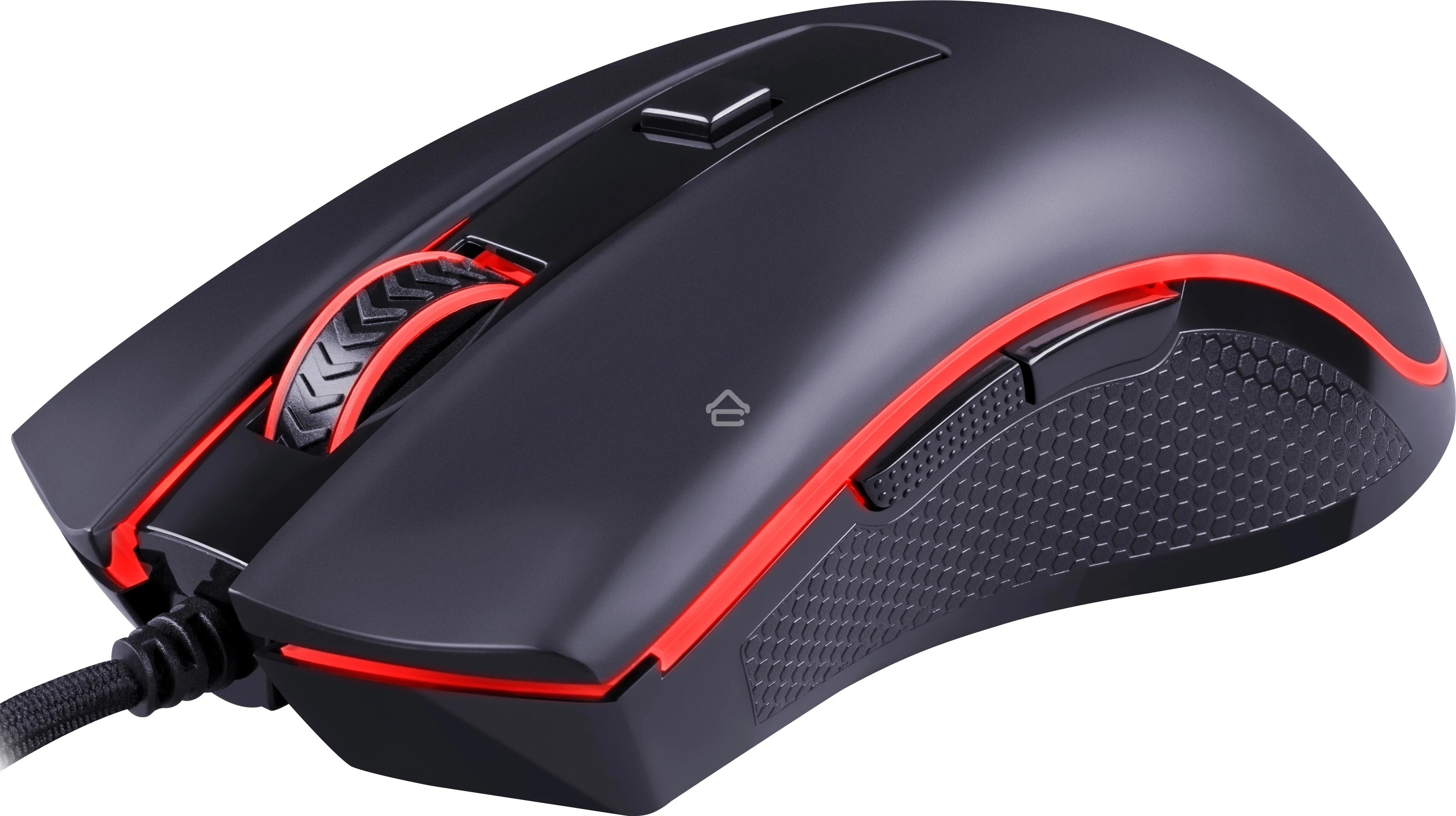 Мышь проводная Redragon Cypher, черный, 12800 dpi, USB, кнопки - 7