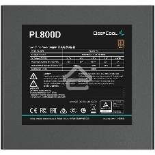 Блок питания Deepcool/GamerStorm PL800D (R-PL800D-FC0B-WDEU-V2), 800Вт, 80 PLUS Bronze, 120мм, черный
